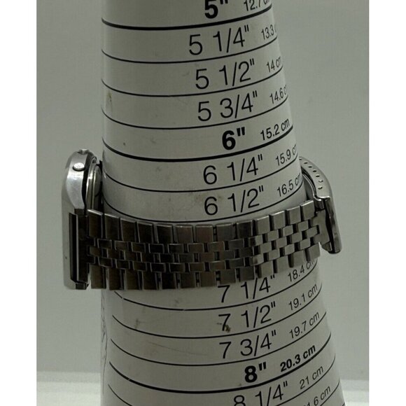 Casio Lithium Alarm Chronograph 83QS-27 Quartz Battery Men Watch Japan Stainless - Picture 4 of 7